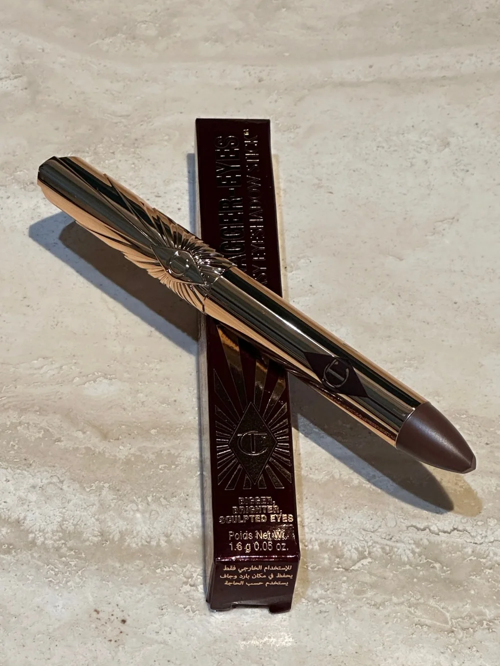 Charlotte Tilbury Exagger-Eyes Waterproof Eyeshadow Stick - Chestnut Sculpt